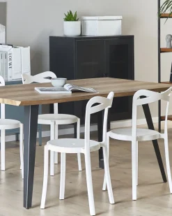 Discount Beliani Tuoli Muovi Valkoinen 4 Kpl Camogli