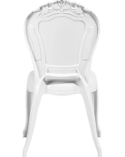 New Beliani Tuoli Muovi Valkoinen 2 Kpl Vermont