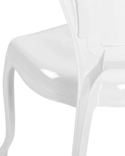 New Beliani Tuoli Muovi Valkoinen 2 Kpl Vermont