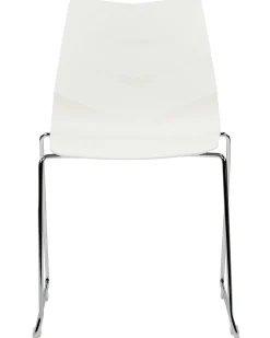 Discount Beliani Tuoli Muovi Valkoinen 4 Kpl Hartley