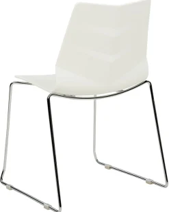 Discount Beliani Tuoli Muovi Valkoinen 4 Kpl Hartley
