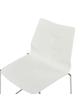 Discount Beliani Tuoli Muovi Valkoinen 4 Kpl Hartley