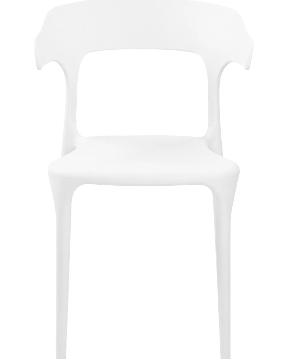 Fashion Beliani Tuoli Muovi Valkoinen 8 Kpl Gubbio