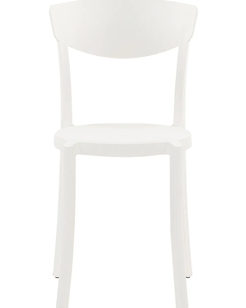 Tuolit<Beliani Tuoli Muovi Valkoinen 4 Kpl Vieste