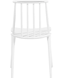 Tuolit<Beliani Tuoli Muovi Valkoinen 2 Kpl Ventnor