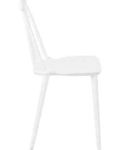 Tuolit<Beliani Tuoli Muovi Valkoinen 2 Kpl Ventnor