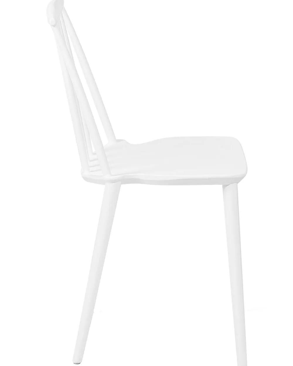 Tuolit<Beliani Tuoli Muovi Valkoinen 2 Kpl Ventnor