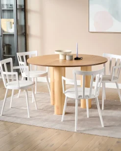 Sale Beliani Tuoli Muovi Valkoinen 4 Kpl Morill