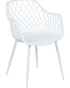 Discount Beliani Tuoli Muovi Valkoinen 2 Kpl Nashua Ii