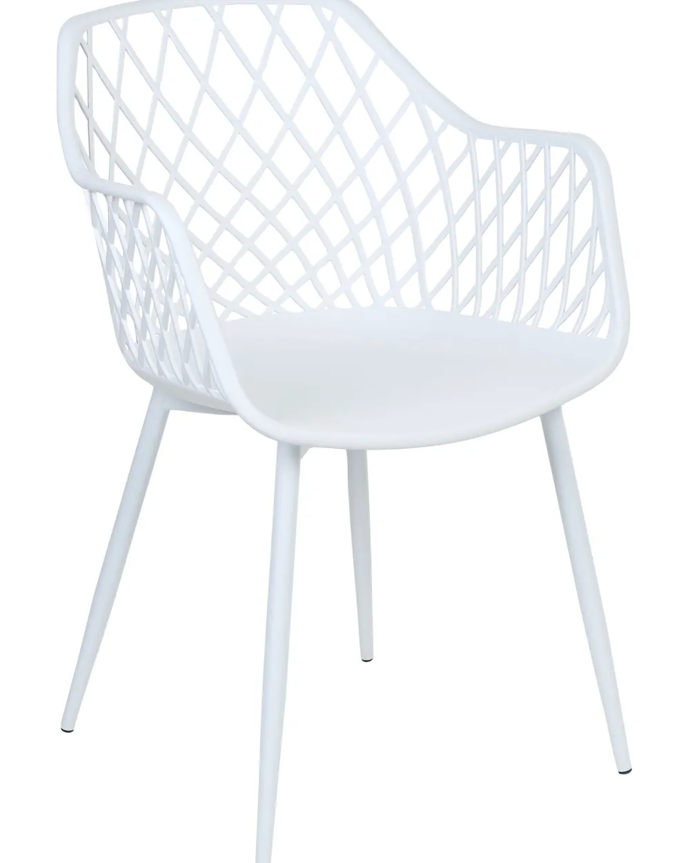 Discount Beliani Tuoli Muovi Valkoinen 2 Kpl Nashua Ii