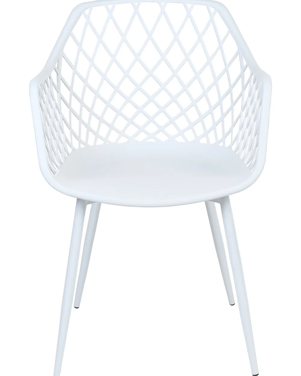 Discount Beliani Tuoli Muovi Valkoinen 2 Kpl Nashua Ii