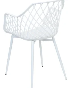 Discount Beliani Tuoli Muovi Valkoinen 2 Kpl Nashua Ii
