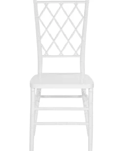 Tuolit<Beliani Tuoli Muovi Valkoinen 2 Kpl Clarion