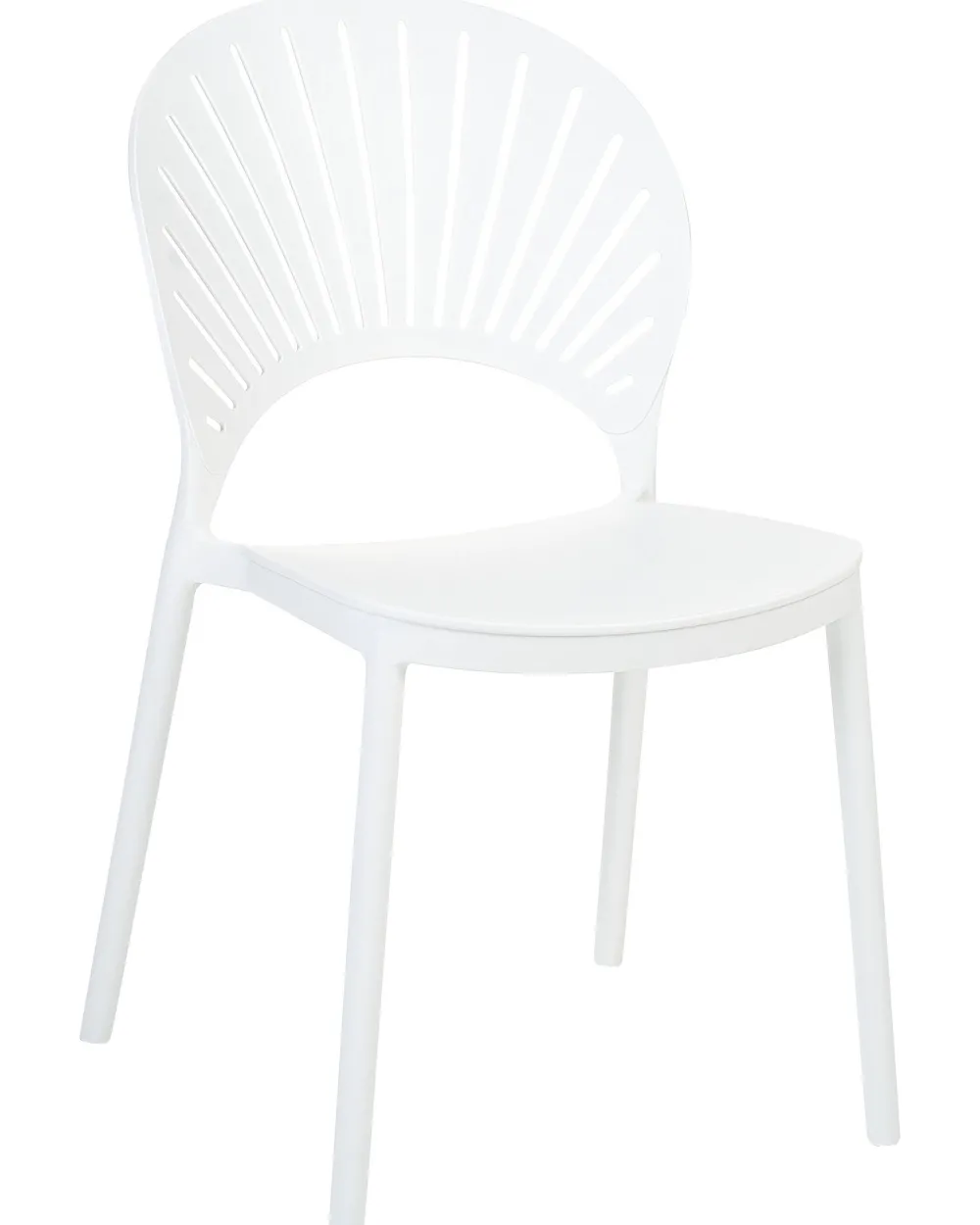Discount Beliani Tuoli Muovi Valkoinen 4 Kpl Ostia