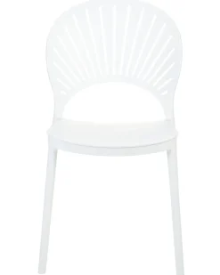 Discount Beliani Tuoli Muovi Valkoinen 4 Kpl Ostia