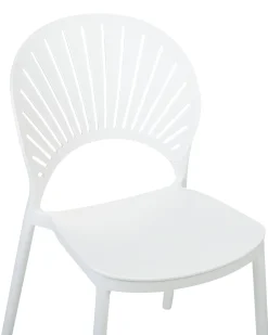 Discount Beliani Tuoli Muovi Valkoinen 4 Kpl Ostia