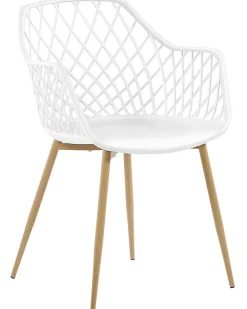 Tuolit<Beliani Tuoli Muovi Valkoinen 2 Kpl Nashua