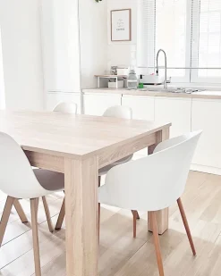 Store Beliani Tuoli Muovi Valkoinen 2 Kpl Blaykee