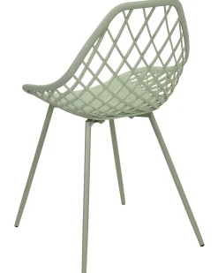 Tuolit<Beliani Tuoli Muovi Vihrea 2 Kpl Canton Ii