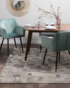 Tuolit<Beliani Tuoli Sametti Mintunvihrea 2 Kpl Jasmin