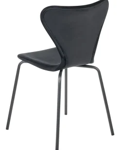 Tuolit<Beliani Tuoli Sametti Musta 2 Kpl Boonville