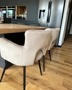 Tuolit<Beliani Tuoli Sametti Oliivinvihrea 2 Kpl Sanilac