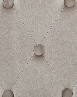 New Beliani Tuoli Sametti Ruskeanharmaa 2 Kpl Velva Ii