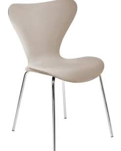 Fashion Beliani Tuoli Sametti Ruskeanharmaa/Hopea 2 Kpl Boonville