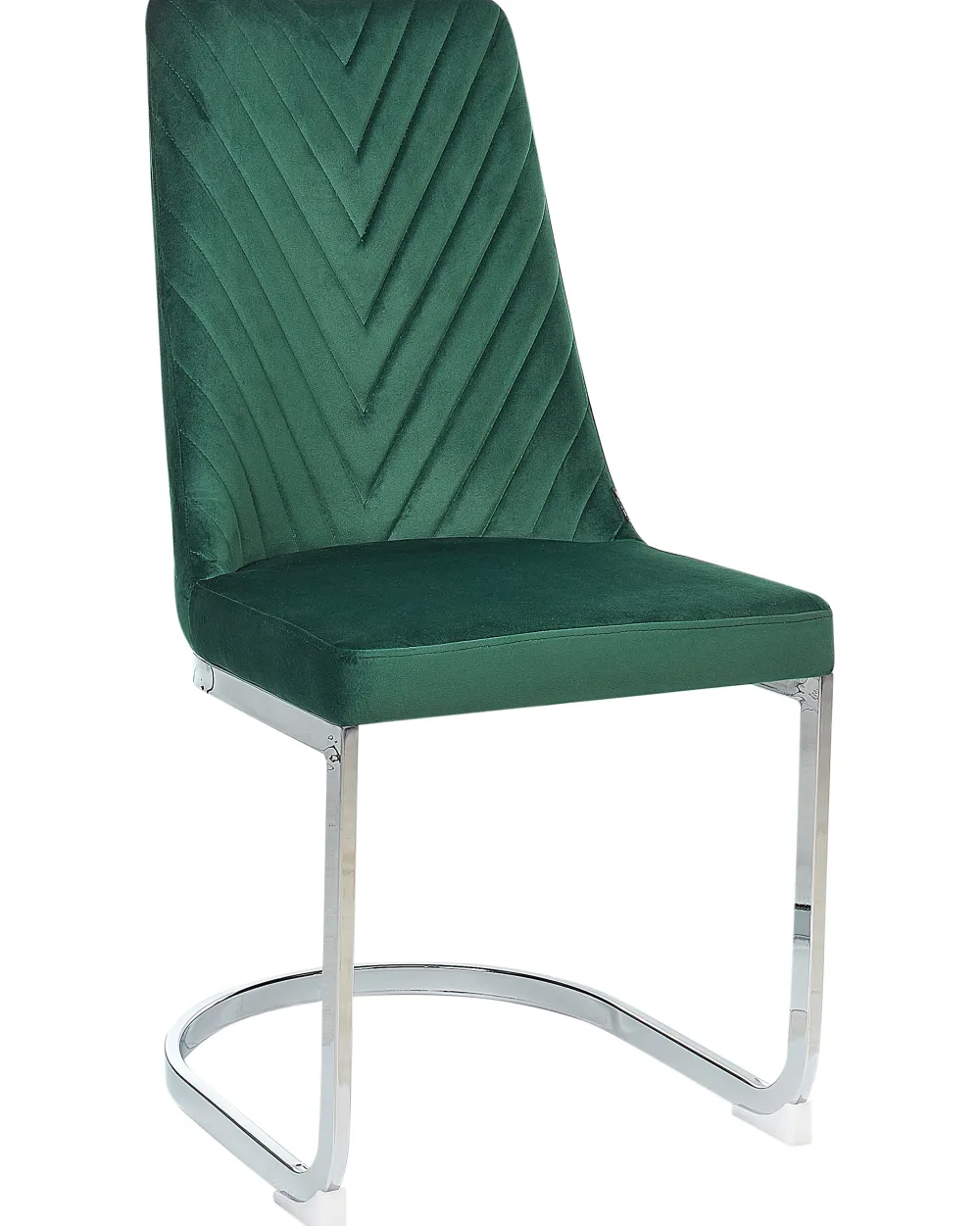 Sale Beliani Tuoli Sametti Smaragdinvihrea 2 Kpl Altoona