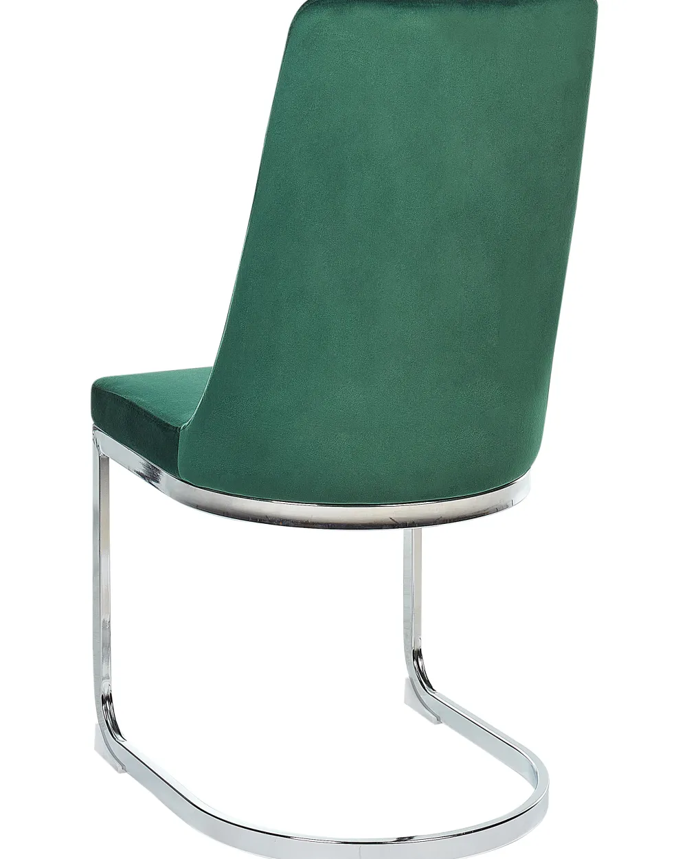 Sale Beliani Tuoli Sametti Smaragdinvihrea 2 Kpl Altoona