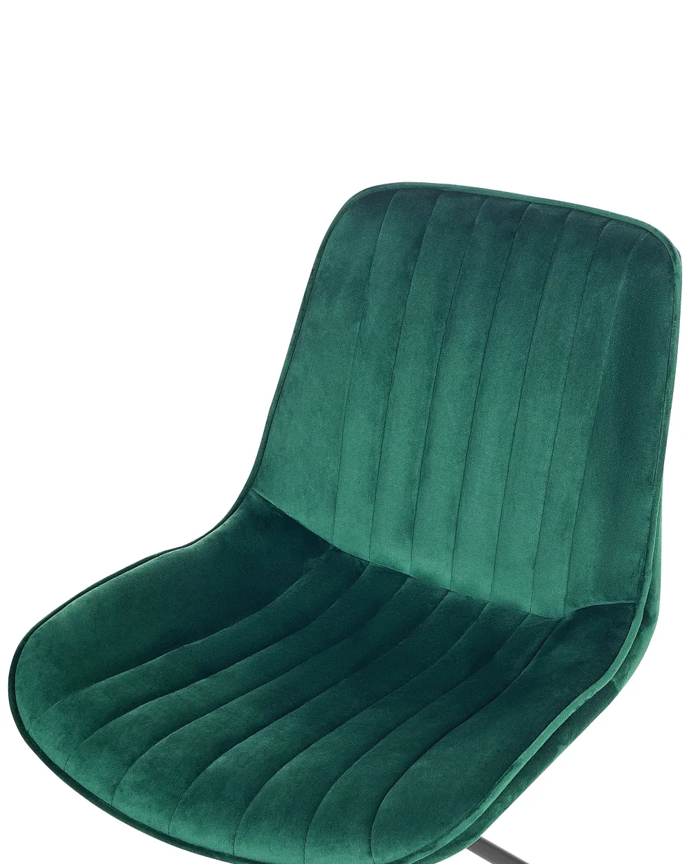 Tuolit<Beliani Tuoli Sametti Smaragdinvihrea 2 Kpl Navasota