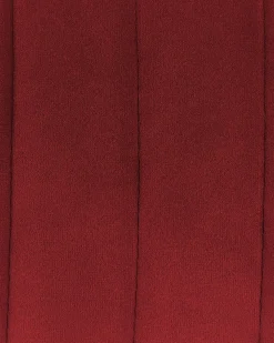 New Beliani Tuoli Sametti Tummanpunainen 2 Kpl Sanilac