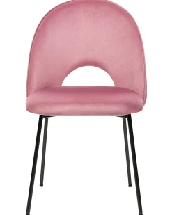 Sale Beliani Tuoli Sametti Vaaleanpunainen 2 Kpl Covelo