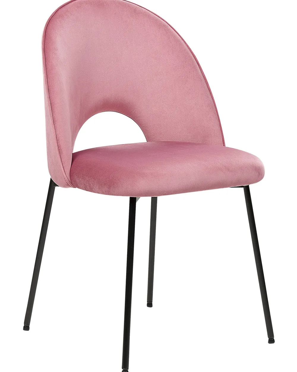 Sale Beliani Tuoli Sametti Vaaleanpunainen 2 Kpl Covelo