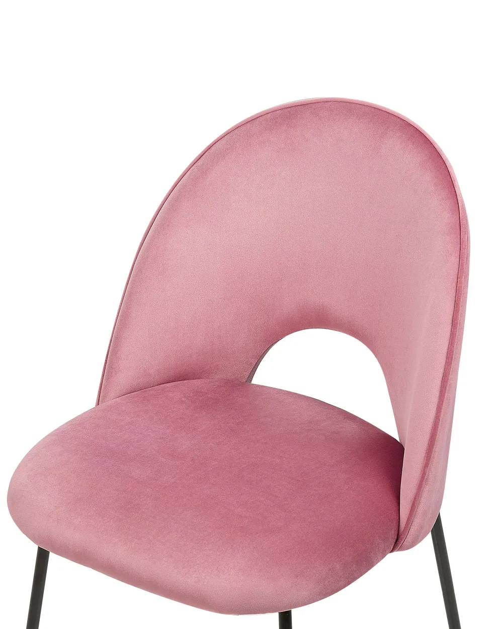 Sale Beliani Tuoli Sametti Vaaleanpunainen 2 Kpl Covelo