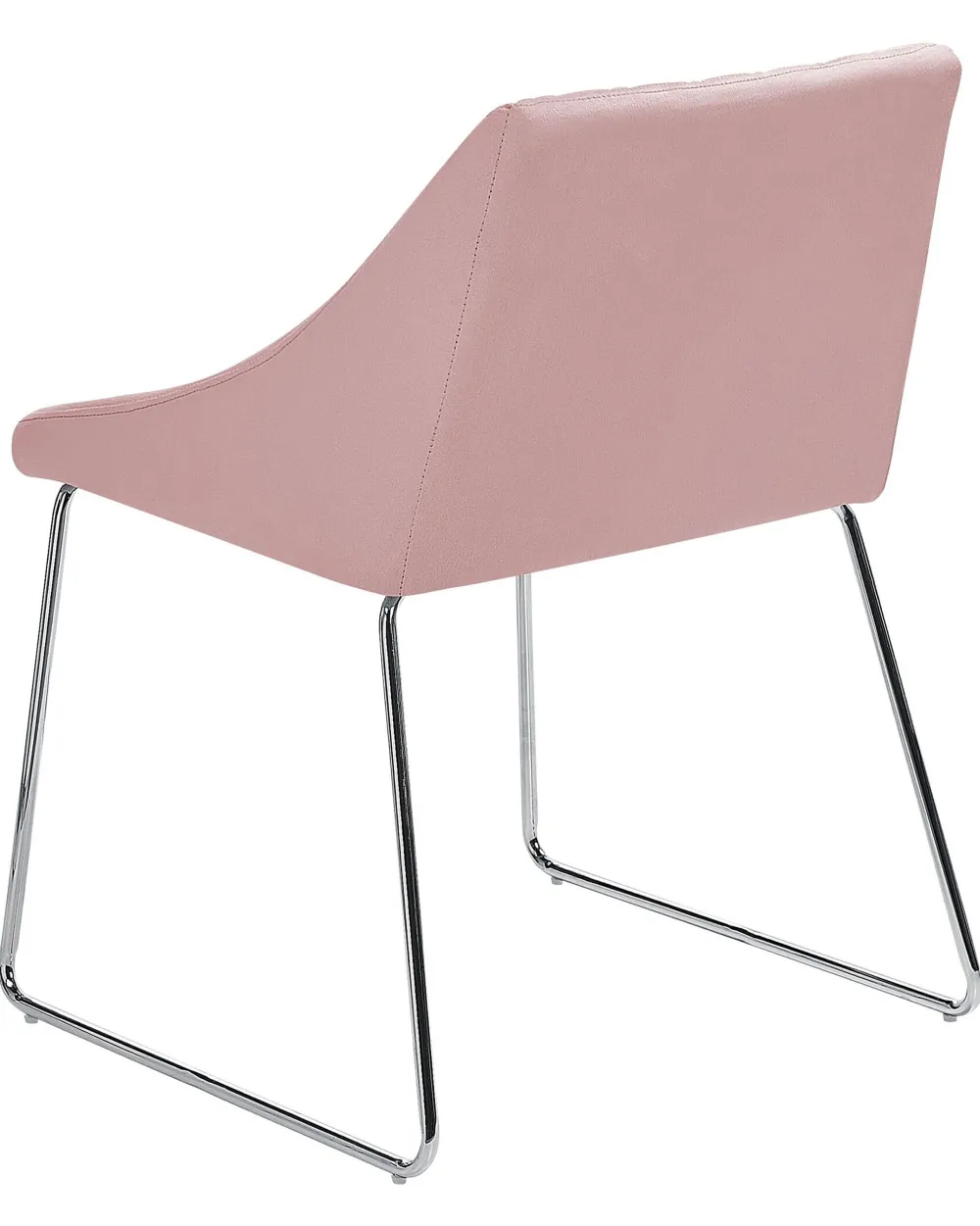 Tuolit<Beliani Tuoli Sametti Vaaleanpunainen 2 Kpl Arcata