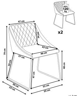 Tuolit<Beliani Tuoli Sametti Vaaleanpunainen 2 Kpl Arcata