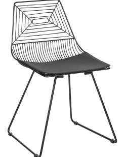 Tuolit<Beliani Tuoli Teras Musta 2 Kpl Beatty