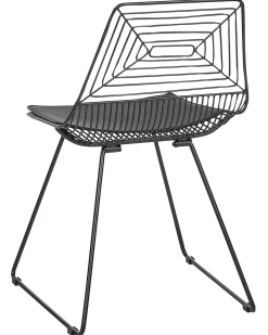 Tuolit<Beliani Tuoli Teras Musta 2 Kpl Beatty