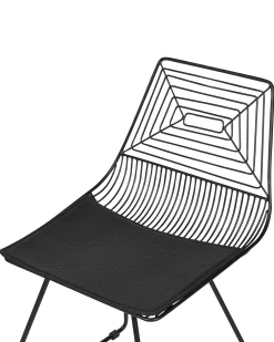 Tuolit<Beliani Tuoli Teras Musta 2 Kpl Beatty