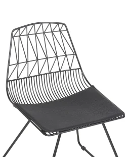 Clearance Beliani Tuoli Teras Musta 2 Kpl Harlan