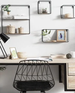 Clearance Beliani Tuoli Teras Musta 2 Kpl Harlan