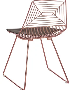 Tuolit<Beliani Tuoli Teras Ruusukulta 2 Kpl Beatty