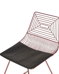 Tuolit<Beliani Tuoli Teras Ruusukulta 2 Kpl Beatty