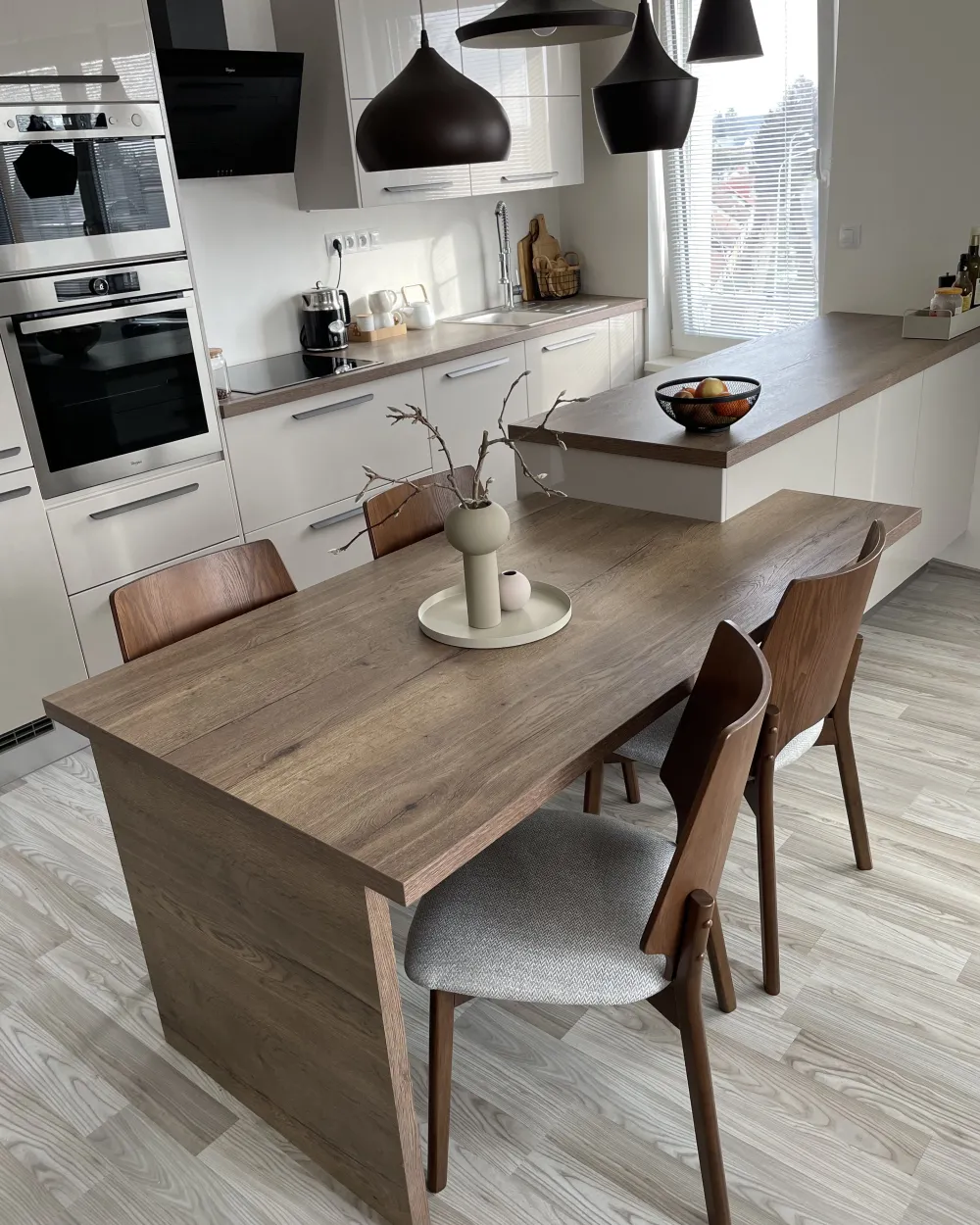 Tuolit<Beliani Tuoli Tumma Puu/Harmaa 2 Kpl Abee