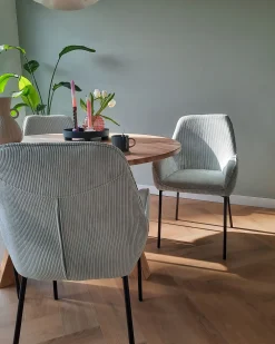 Fashion Beliani Tuoli Vakosametti Mintunvihrea 2 Kpl Loverna