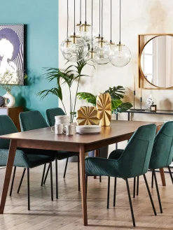 Tuolit<Beliani Tuoli Vakosametti Tummanvihrea 2 Kpl Loverna