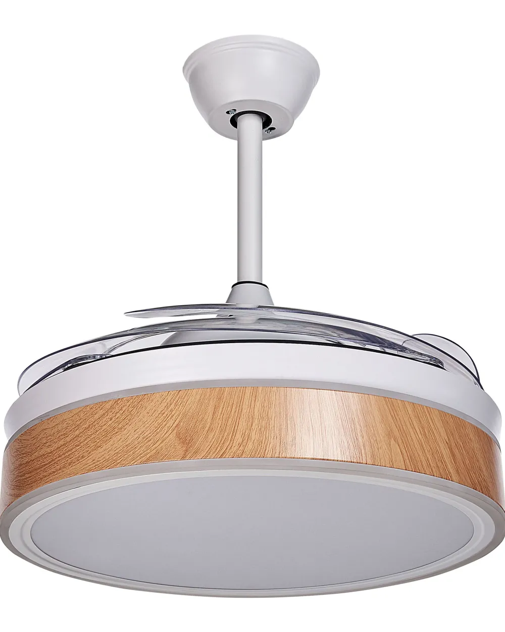 Valaisimet<Beliani Tuuletinvalaisin 3 Polttimoa Valkoinen Fremont