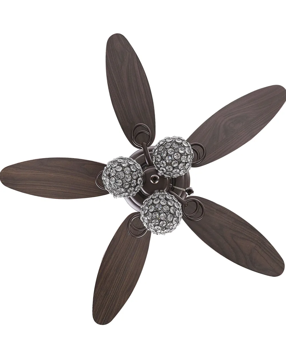 Valaisimet<Beliani Tuuletinvalaisin 3 Polttimoa Tumma Puu/Ruskea Heilong