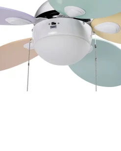 Fashion Beliani Tuuletinvalaisin Rauta Monivarinen Weber